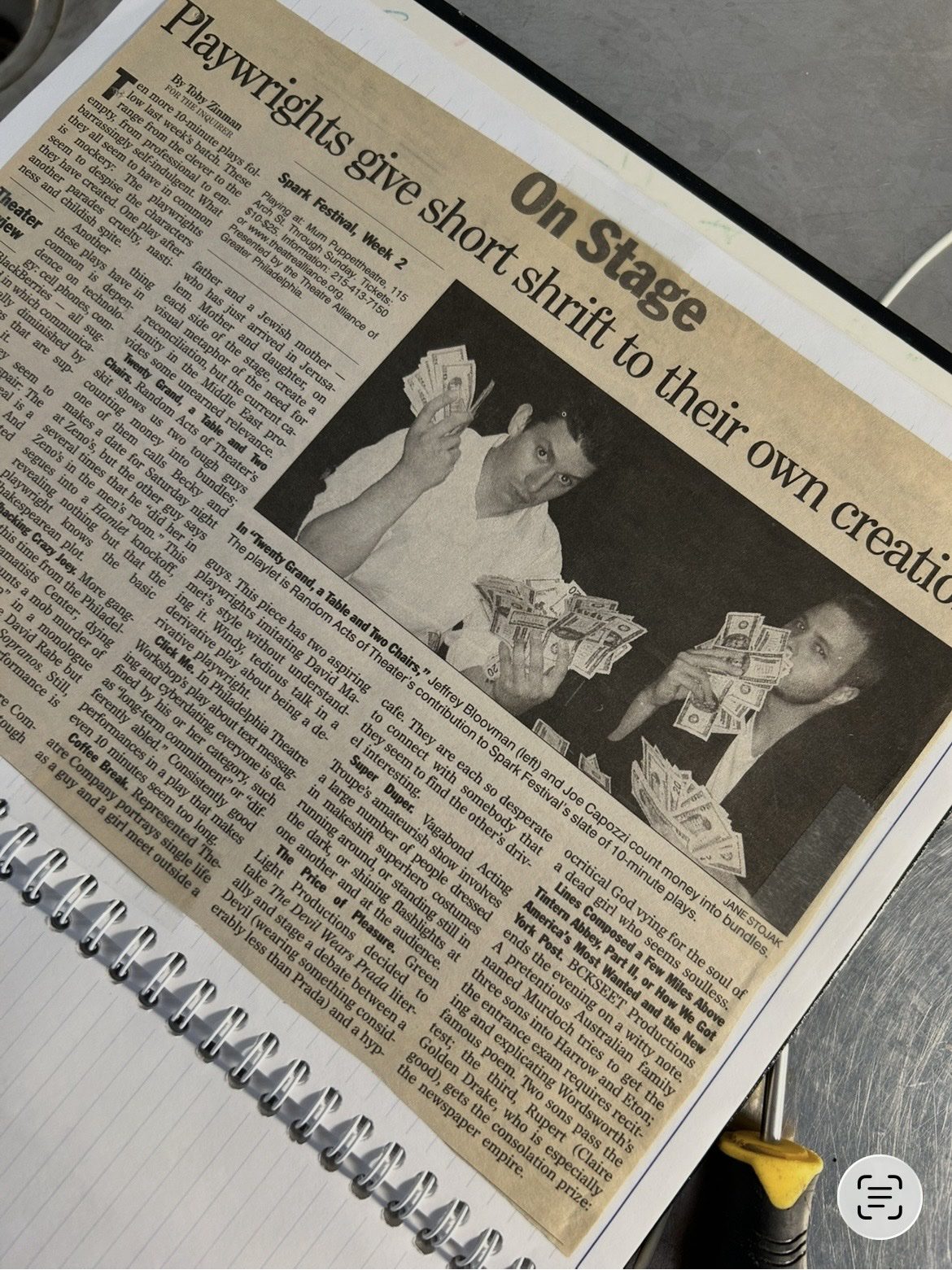 Philadelphia Inquirer review of the Spark Festival